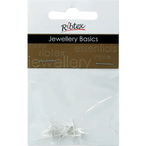 Metal Alloy Flat Front Earring Post